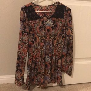 Long sleeve blouse